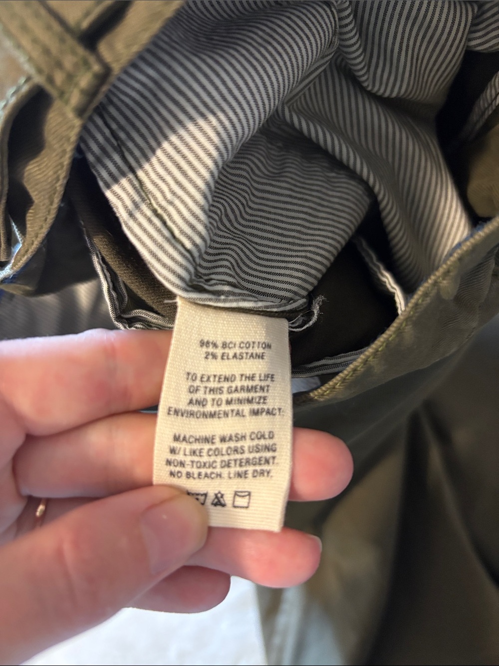 Alex Mill Boyish Olive Green Chino Pants - Picture 8 of 8
